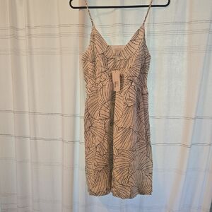 A New Day White and Black Shell Mini Dress Size Small NWT